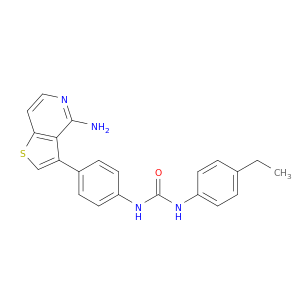Urea, N-[4-(4-aminothieno[3,2-c]pyridin-3-yl)phenyl]-N'-(4-ethylphenyl)-