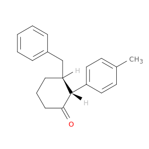 Cyclohexanone, 2-(4-methylphenyl)-3-(phenylmethyl)-, trans-