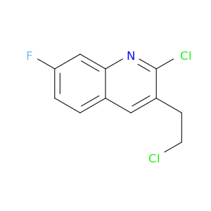 2-Chloro-3-(2-chloroethyl)-7-fluoroquinoline