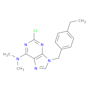 9H-Purin-6-amine,2-chloro-9-[(4-ethylphenyl)methyl]-N,N-dimethyl-
