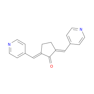 Cyclopentanone, 2,5-bis(4-pyridinylmethylene)-, (2E,5E)-
