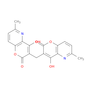 2H-Pyrano[3,2-b]pyridin-2-one, 3,3'-methylenebis[4-hydroxy-6-methyl-