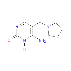2(1H)-Pyrimidinone, 6-amino-5-(1-pyrrolidinylmethyl)-