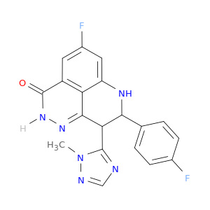 5-氟-8-(4-氟苯基)-2,7,8,9-四氢-9-(1-甲基-1H-1,2,4-三唑-5-基)-3H-吡啶并[4,3,2-de]酞嗪-3-酮