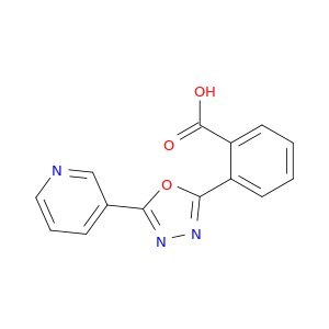 Benzoic acid, 2-[5-(3-pyridinyl)-1,3,4-oxadiazol-2-yl]-