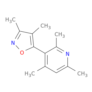 Pyridine, 3-(3,4-dimethyl-5-isoxazolyl)-2,4,6-trimethyl-