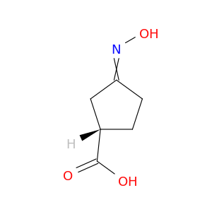 Cyclopentanecarboxylicacid, 3-(hydroxyimino)-, (S)- (9CI)