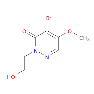 3(2H)-Pyridazinone, 4-bromo-2-(2-hydroxyethyl)-5-methoxy-