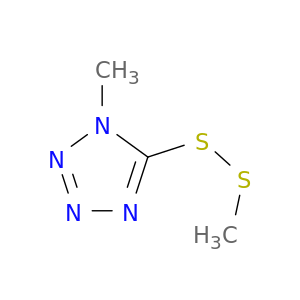 1H-Tetrazole,1-methyl-5-(methyldithio)-