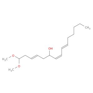 3,7,9-Pentadecatrien-6-ol, 1,1-dimethoxy-, (E,Z,E)-