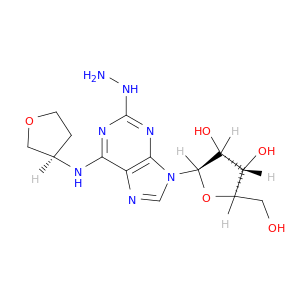 Adenosine, 2-hydrazinyl-N-[(3R)-tetrahydro-3-furanyl]-