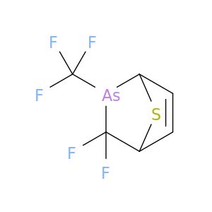 7-Thia-2-arsabicyclo[2.2.1]hept-5-ene, 3,3-difluoro-2-(trifluoromethyl)-