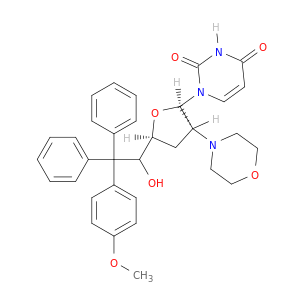 2'-MORPHOLINO-5'-(4-METHOXYTRITYL)-2',3'-DIDEOXYURIDINE