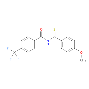 Benzamide, N-[(4-methoxyphenyl)thioxomethyl]-4-(trifluoromethyl)-