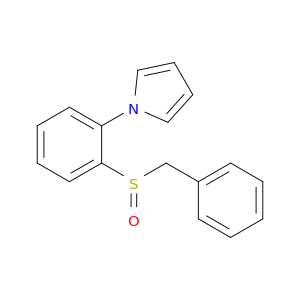 1H-Pyrrole, 1-[2-[(phenylmethyl)sulfinyl]phenyl]-