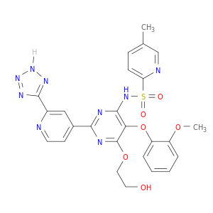 N-(2-(2-(2H-四唑-5-基)吡啶-4-基)-6-(2-羟基乙氧基)-5-(2-甲氧基苯氧基)嘧啶-4-基)-5-甲基吡啶-2-磺酰胺