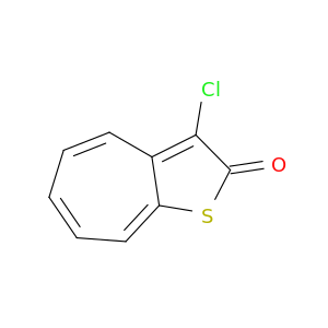 2H-Cyclohepta[b]thiophen-2-one, 3-chloro-