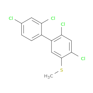 1,1'-Biphenyl,2,2',4,4'-tetrachloro-5-(methylthio)-