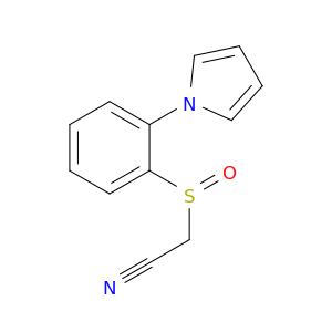 Acetonitrile, [[2-(1H-pyrrol-1-yl)phenyl]sulfinyl]-