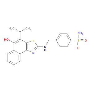 Benzenesulfonamide,4-[[[5-hydroxy-4-(1-methylethyl)naphtho[1,2-d]thiazol-2-yl]amino]methyl]-