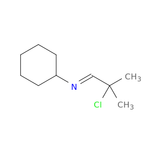 Cyclohexanamine, N-(2-chloro-2-methylpropylidene)-, (E)-