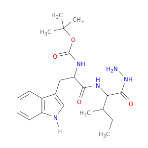 L-Isoleucine,N-[N-[(1,1-dimethylethoxy)carbonyl]-L-tryptophyl]-, hydrazide (9CI)