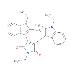 1H-Pyrrole-2,5-dione, 1-ethyl-3,4-bis(1-ethyl-2-methyl-1H-indol-3-yl)-