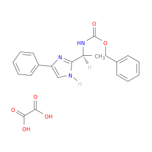 (S)-(1-(4-苯基-1H-咪唑-2-基)乙基)氨基甲酸苄酯草酸苄酯