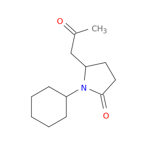 2-Pyrrolidinone, 1-cyclohexyl-5-(2-oxopropyl)-