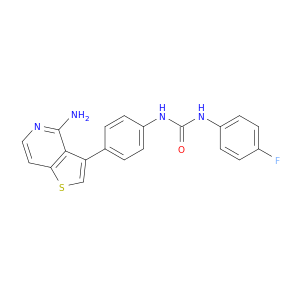 Urea, N-[4-(4-aminothieno[3,2-c]pyridin-3-yl)phenyl]-N'-(4-fluorophenyl)-