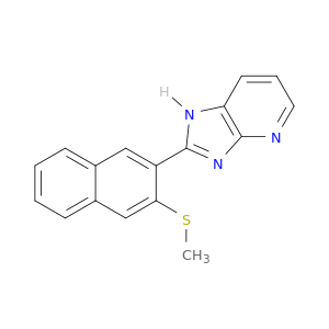 1H-Imidazo[4,5-b]pyridine, 2-[3-(methylthio)-2-naphthalenyl]-