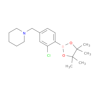 2-Chloro-4-(piperidinomethyl)phenylboronic acid, pinacol ester
