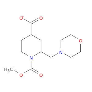 1-(Methoxycarbonyl)-2-(morpholinomethyl)piperidine-4-carboxylic acid