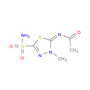 N-(3-甲基-5-氨磺酰基-1,3,4-噻二唑-2(3H)-亚基)乙酰胺