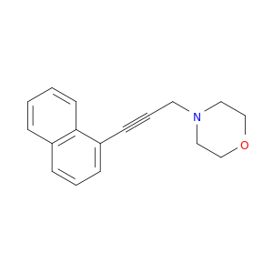 Morpholine, 4-[3-(1-naphthalenyl)-2-propynyl]-