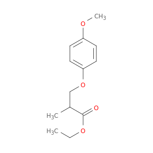 Propanoic acid, 3-(4-methoxyphenoxy)-2-methyl-, ethyl ester