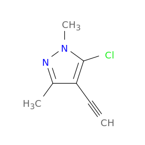 1H-Pyrazole, 5-chloro-4-ethynyl-1,3-dimethyl-