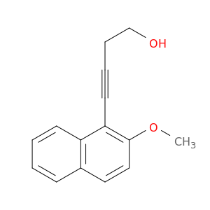 3-Butyn-1-ol, 4-(2-methoxy-1-naphthalenyl)-