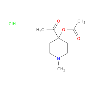 (4-acetyl-1-methyl-4-piperidyl) acetate hydrochloride