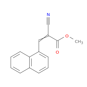 2-Propenoic acid,2-cyano-3-(1-naphthalenyl)-, methyl ester