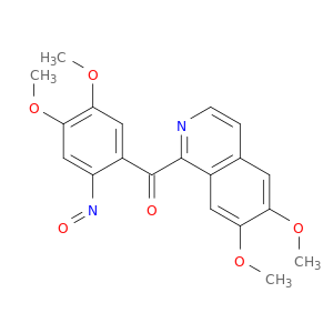 Methanone,(6,7-dimethoxy-1-isoquinolinyl)(4,5-dimethoxy-2-nitrosophenyl)-