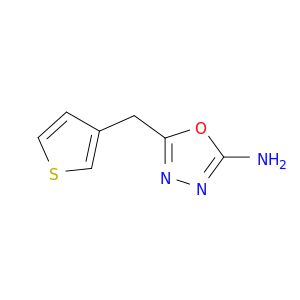 5-(噻吩-3-基甲基)-1,3,4-噁二唑-2-胺