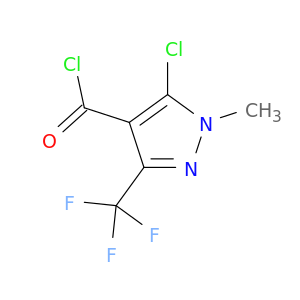 1H-Pyrazole-4-carbonyl chloride, 5-chloro-1-methyl-3-(trifluoromethyl)-