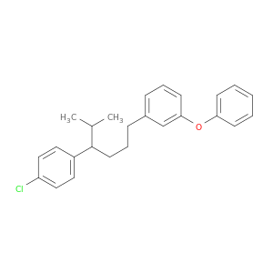 Benzene, 1-[4-(4-chlorophenyl)-5-methylhexyl]-3-phenoxy-