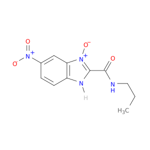 1H-Benzimidazole-2-carboxamide,5-nitro-N-propyl-, 3-oxide