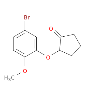 Cyclopentanone, 2-(5-bromo-2-methoxyphenoxy)-