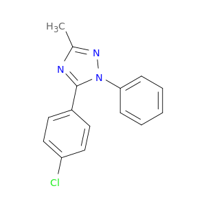 1H-1,2,4-Triazole, 5-(4-chlorophenyl)-3-methyl-1-phenyl-