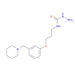 Hydrazinecarboxamide, N-[3-[3-(1-piperidinylmethyl)phenoxy]propyl]-