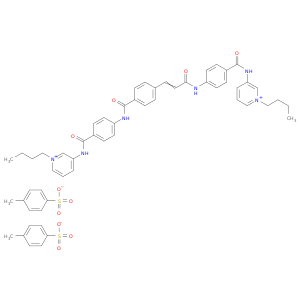 N-(1-BUTYL(PYRIDIN-5-YL))-4-[[(E)-3-[4-[[4-[(1-BUTYL(PYRIDIN-5-YL))CARBAMOYL]PHENYL]CARBAMOYL]PHENYL]PROP-2-ENOYL]AMINO]BENZAMIDE; 4-METHYLBENZENESULFONATE