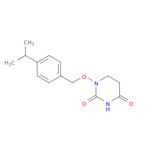 2,4(1H,3H)-Pyrimidinedione,dihydro-1-[[4-(1-methylethyl)phenyl]methoxy]-